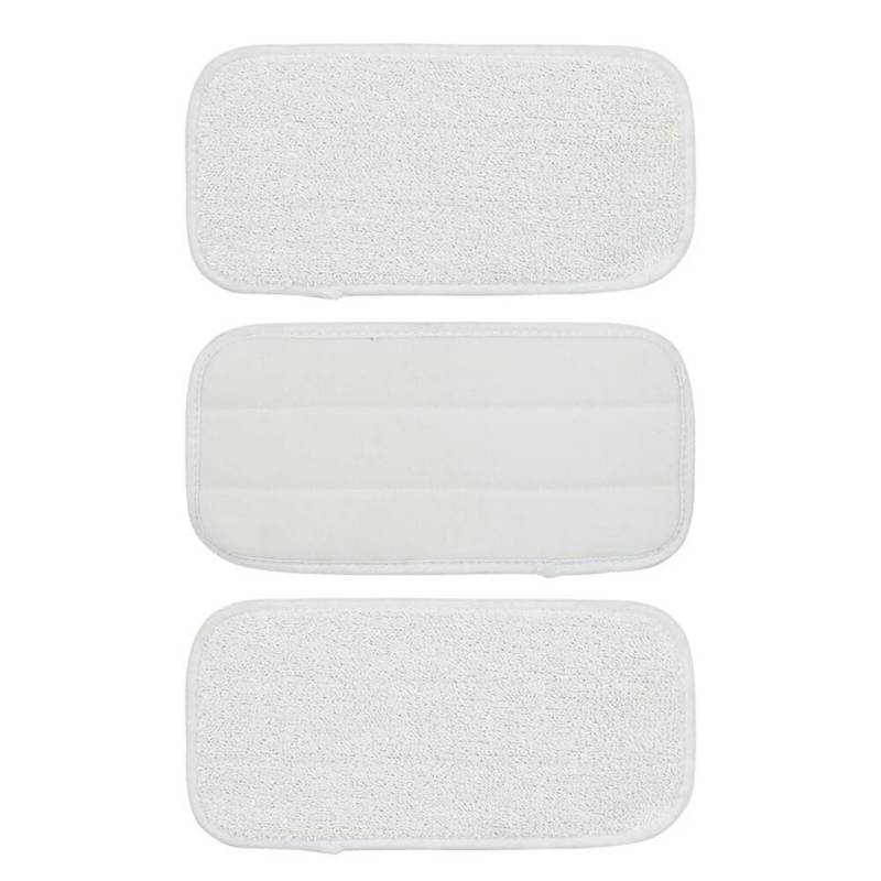 WUPEDI 3 Stück Mopptuch, weich, waschbar, effektives Mopp-Rechteck-Pads-Tuch, for, for WetJet-Ersatztuchpad, Moppkopf-Zubehör Wischroboter Reinigungspad(White) von WUPEDI