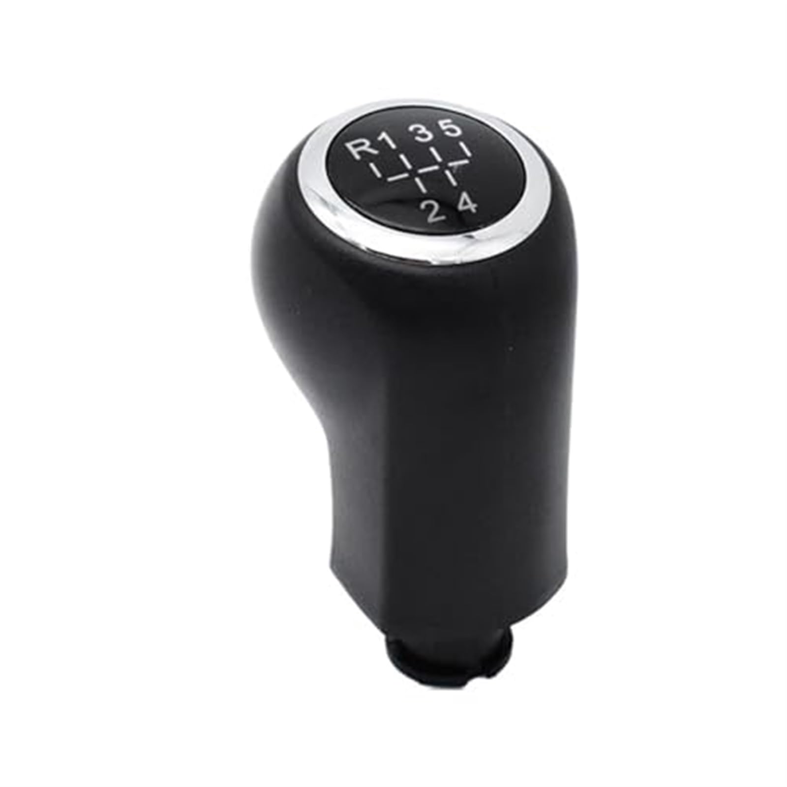 WUPEDI 5/6 Gang Auto Schaltknauf Abdeckung, for Opel, for Vauxhall, Astra H 2005-2009 Lever Pen Stick Gaitor Boot Auto-Schaltknäufe(Black Shift knob) von WUPEDI