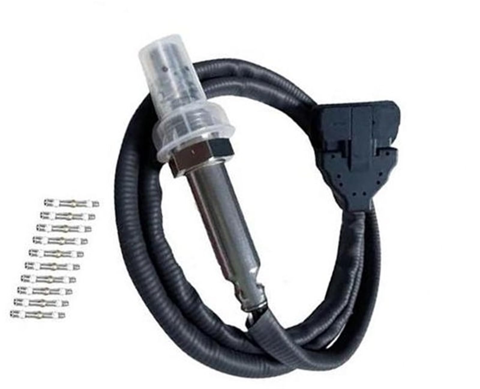 WUPEDI 5WK96619D 5WK96619C 2011648 1793378 1836059 6PN358186071 Stickstoff-Sauerstoff-Sensor 24 V, for DAF, LKW-Stickoxidsensor Abgassauerstoffsensor(Black Probe) von WUPEDI