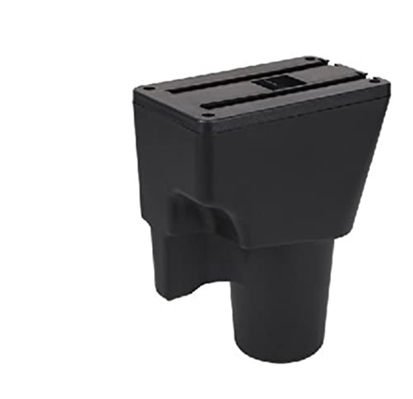 WUPEDI Auto-Armlehnenbox, Mittelkonsolen-Aufbewahrungsbox mit USB-Innenraum, Auto-Styling-Zubehör, for Kia, for Picanto Auto-Konsolen-Organizer-Box(Black Base Only) von WUPEDI