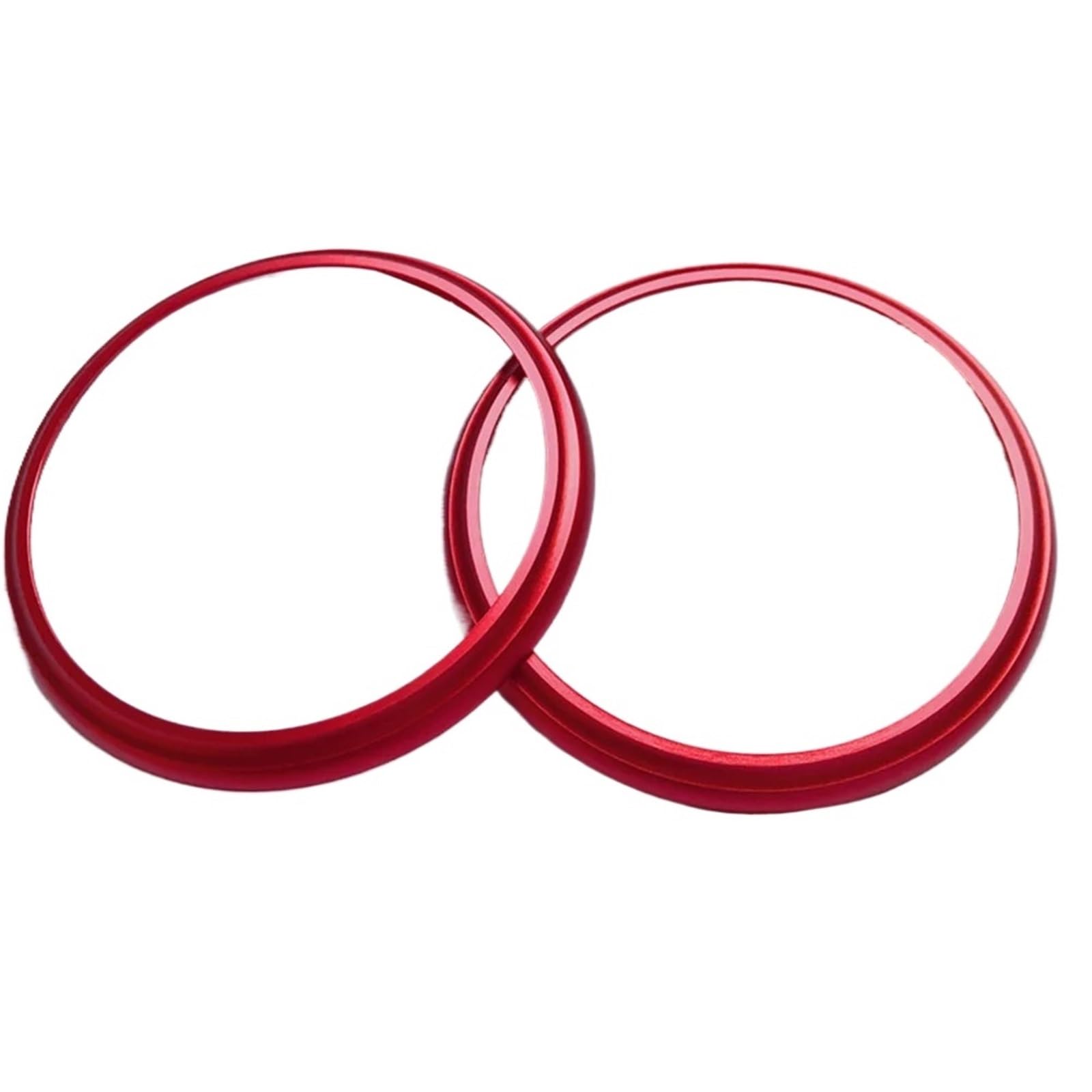 WUPEDI Auto-Klimaanlage, Luftauslass, dekorativer Ringaufkleber, Entlüftungsverkleidung, Auto-Styling, for Subaru BRZ Scion FR-S for Toyota 86 GT86 Aufkleber für Lüftungsschlitze im Auto(Red) von WUPEDI