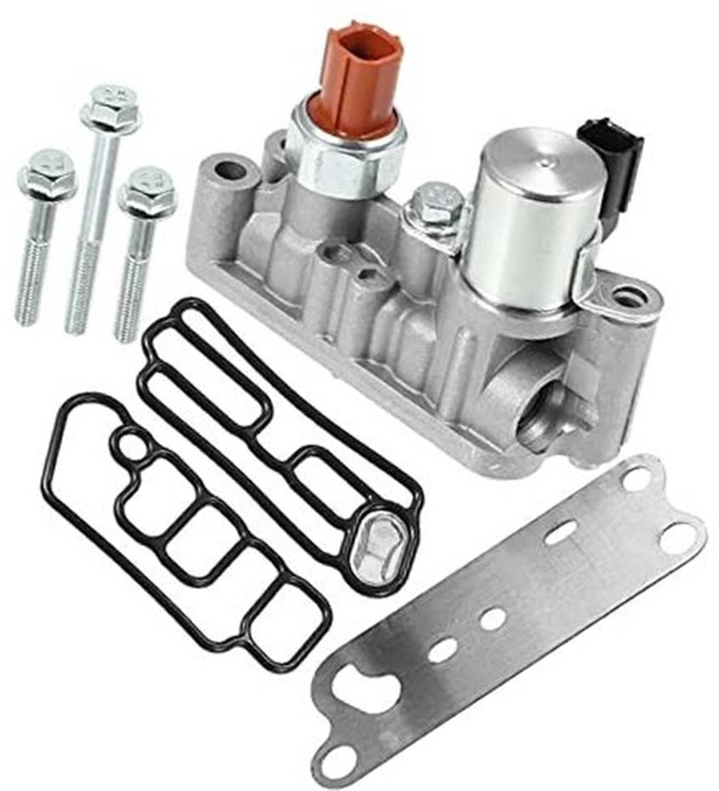 WUPEDI Auto Motor Variable Timing Solenoid mit Dichtung Bolzen Set, für Magnetventil zur Nockenwellensteuerung mit Variabler Zeiteinstellung von WUPEDI