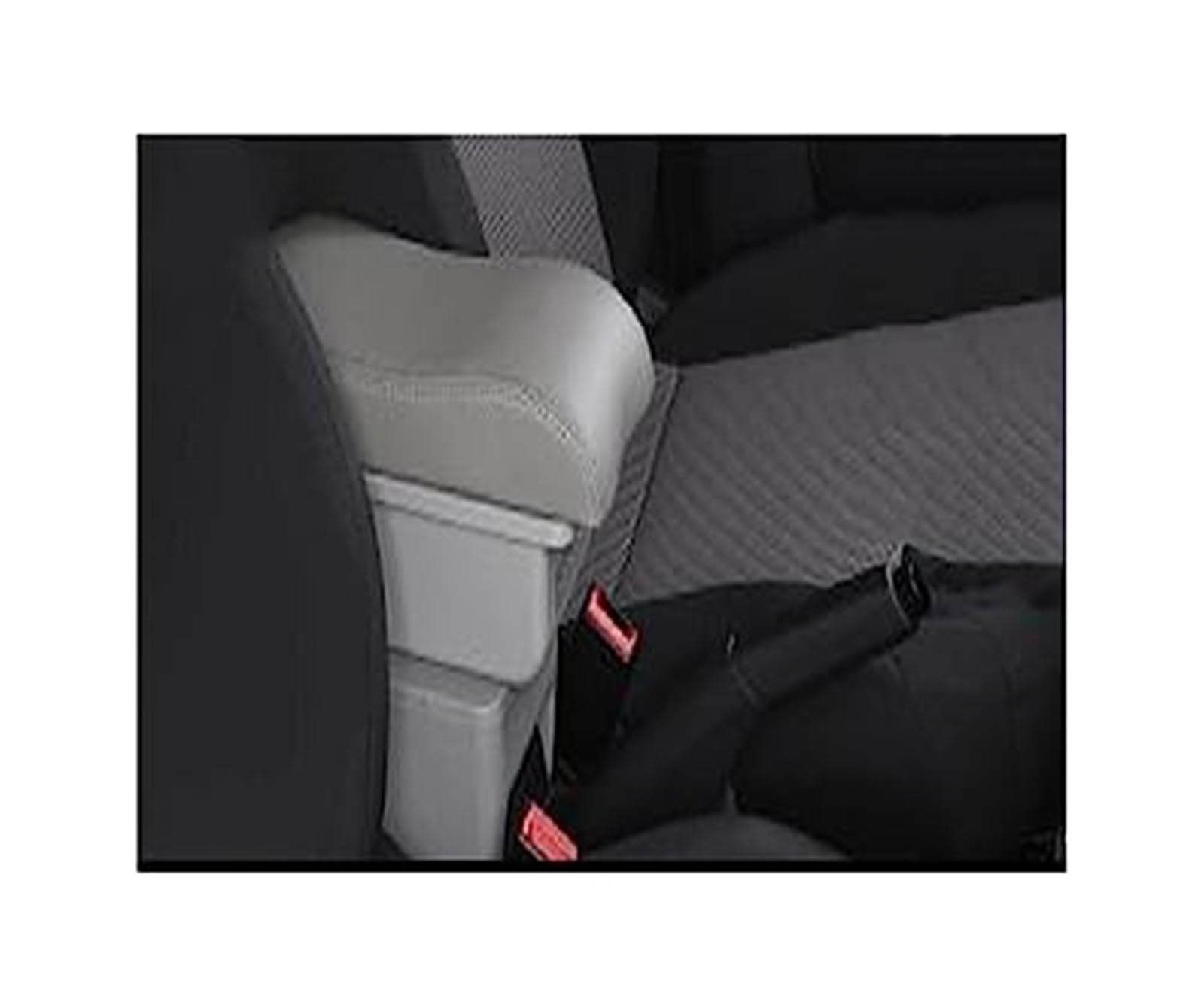 WUPEDI Autozubehör, for Citroen, for Berlingo, Auto-Armlehne, Auto-Armlehnenbox, Innenausstattung, Mittelkonsole, Aufbewahrungsbox, USB Auto-Konsolen-Organizer-Box(Black B Gray 3usb) von WUPEDI