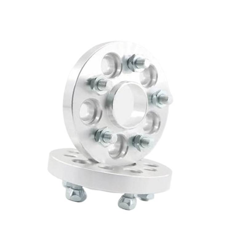 WUPEDI Distanzstücke 2 Stück Spurverbreiterungsadapter Aluminium PCD 5x114,3 (5x4,5) CB 60,1 Dicke 25 mm / 32 mm Bolzen 12x1,5 Adapter für nabenzentrische Spurverbreiterungen(Black 25mm) von WUPEDI