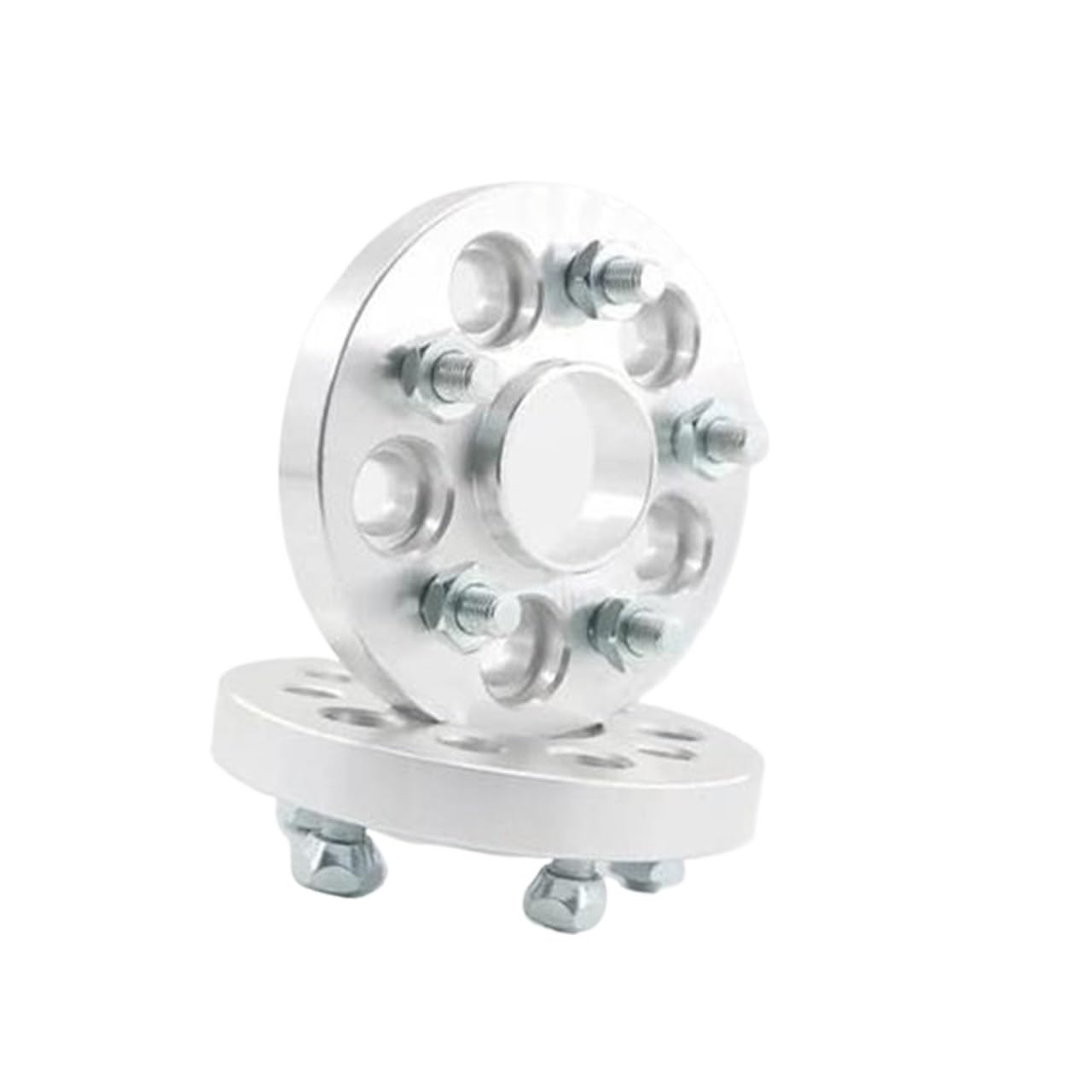 WUPEDI Distanzstücke 2 Stück Spurverbreiterungsadapter Aluminium PCD 5x114,3 (5x4,5) CB 60,1 Dicke 38mm / 44mm Bolzen 12x1,5 Adapter für nabenzentrische Spurverbreiterungen(Black 38mm) von WUPEDI