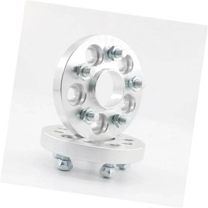 WUPEDI Distanzstücke 2 Stück Spurverbreiterungsadapter Aluminium PCD 5x114,3 (5x4,5) CB 60,1 Dicke 38mm / 44mm Bolzen 12x1,5 Adapter für nabenzentrische Spurverbreiterungen(Black 44mm) von WUPEDI