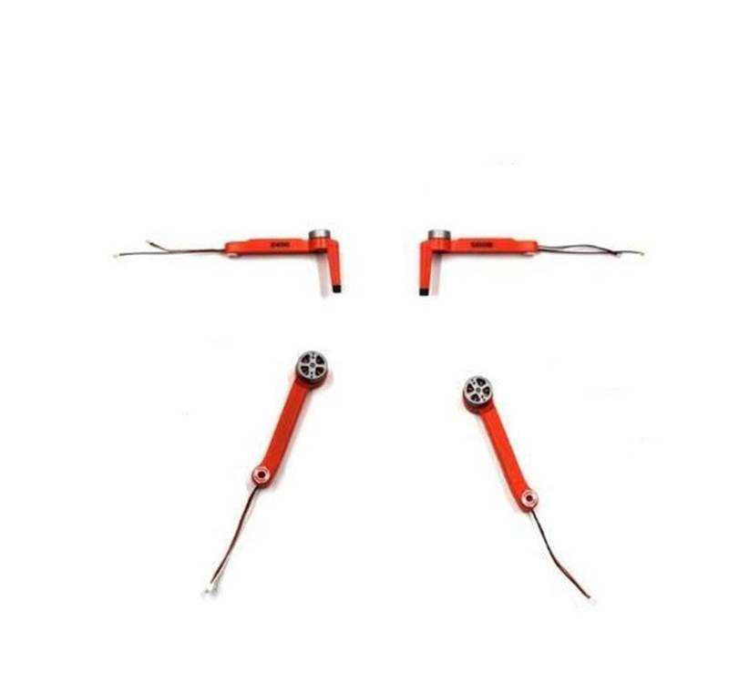 WUPEDI Ersatzteilarm mit Motor, for SG-108 SG108 DM001 L108 RC Drone Motorreparaturarm(4pcs Arm red) von WUPEDI