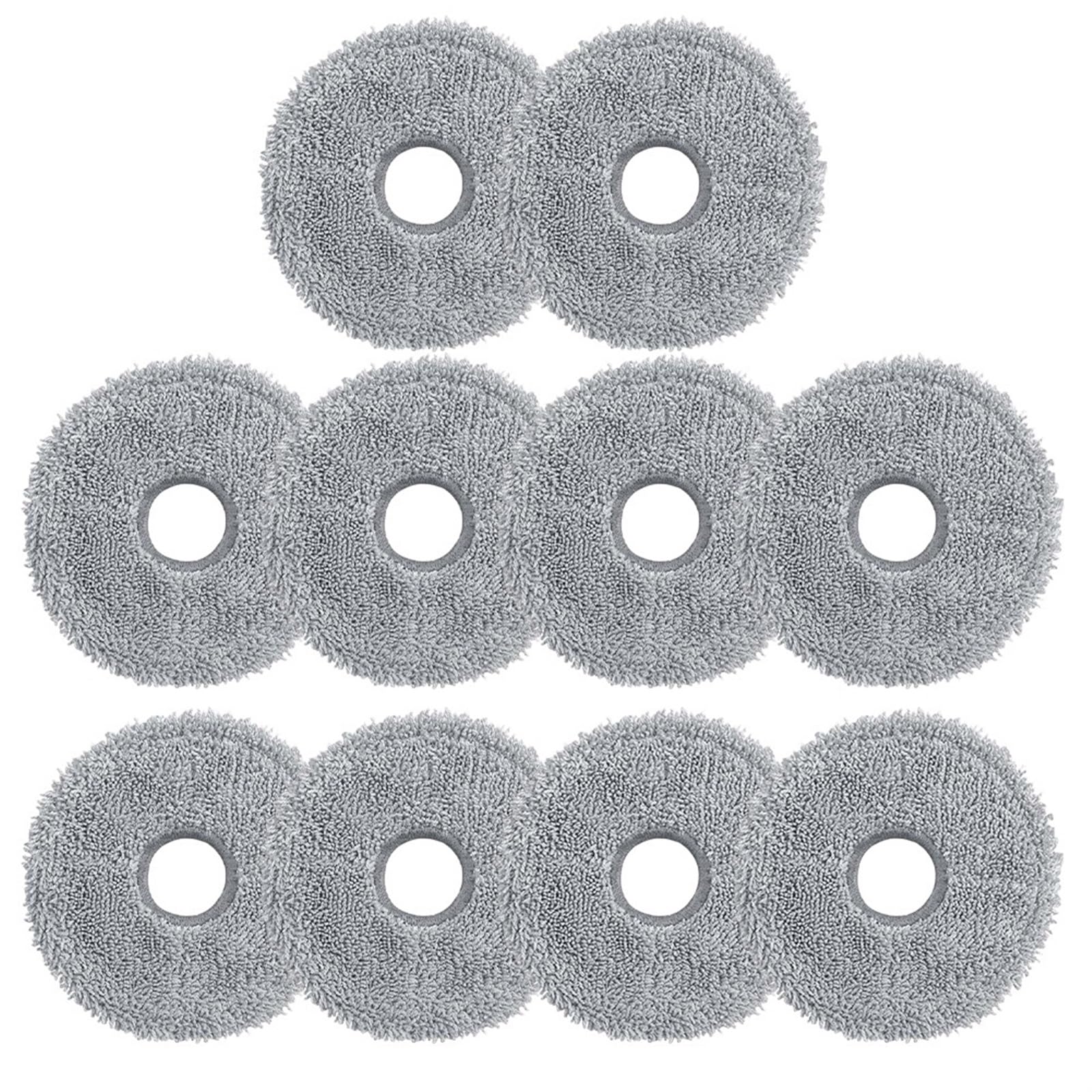 WUPEDI Ersatzteile Staubsaugerzubehör Reinigungstuch, for Cecotec, for 11090 Trocken- und Nasseinsatz Mopptücher Pad Bodenreinigung Wischroboter Reinigungspad(10pcs) von WUPEDI