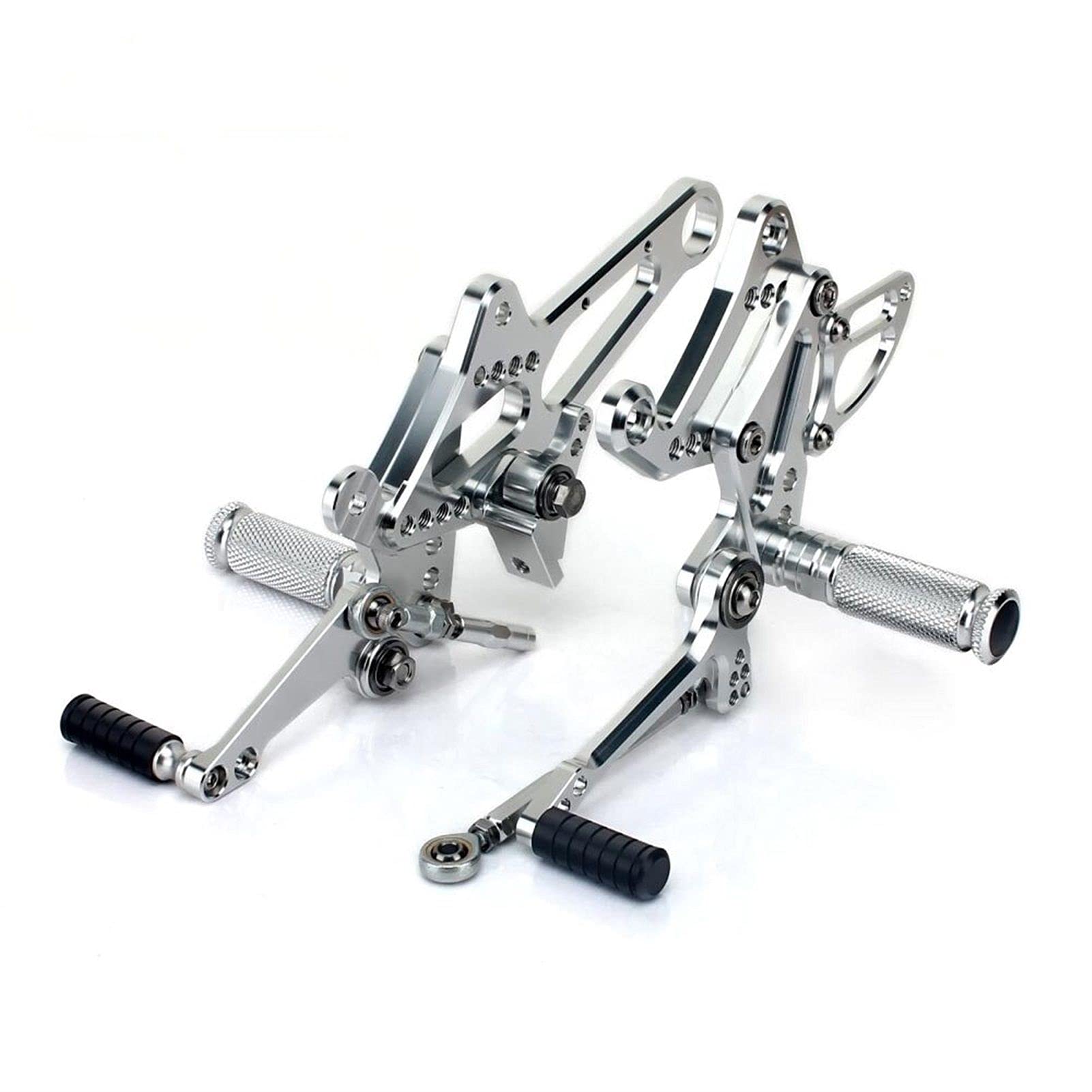 WUPEDI Fußrasten stützen Hinten Sets DIAVEL 11 12 13 14 15 16 Rearsets 12 Einstellbare Position Fußrasten Fußstützen Pedal Motorrad-Fußrastenpedale von WUPEDI