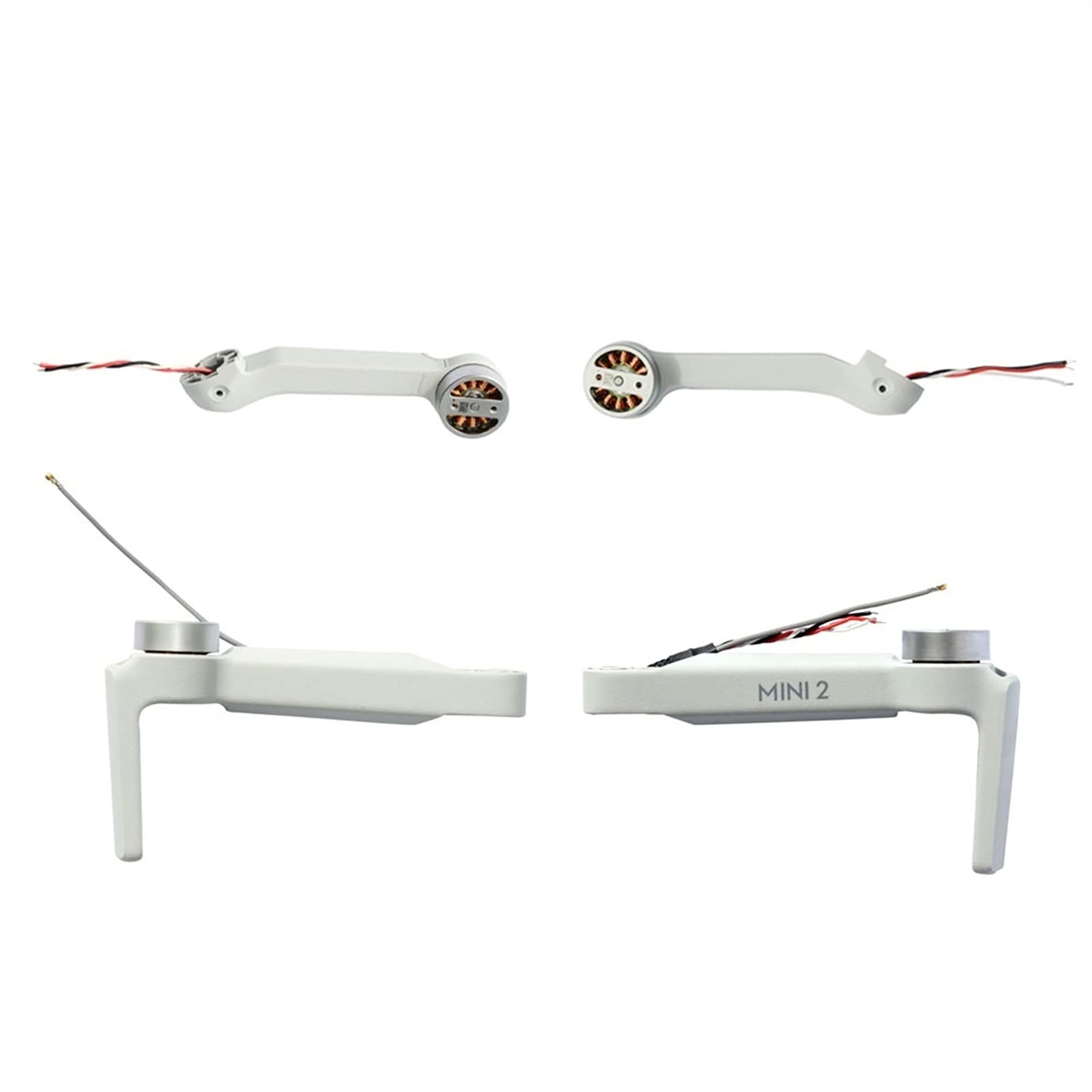 WUPEDI Links Rechts Vorne Hinten Motor Arm Reparatur Ersatzteile Ersatz Drone Zubehör, for Mavic, for Mini, 2 Motorreparaturarm(4-IN-1) von WUPEDI