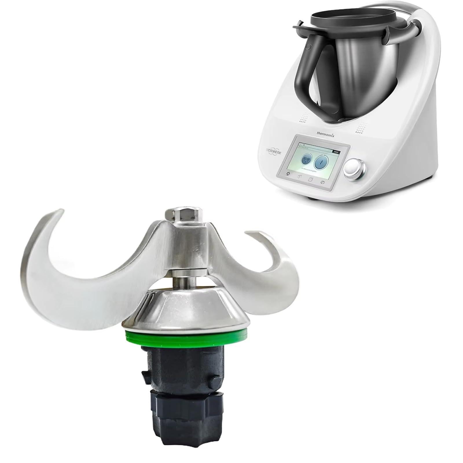 WUPEDI Mixermesser, for Thermomix, TM5/TM6 Universal Knetmesser Teig rühren Mehl Mixerklinge aus Edelstahl von WUPEDI