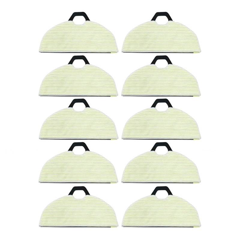 WUPEDI Mopp Tuch Pad Kit, for Shark, for RV2001WD RV2002WD AV2001WD RV2000WD Staubsauger Lappen Ersatzteile Zubehör Wischroboter Reinigungspad(10pcs) von WUPEDI