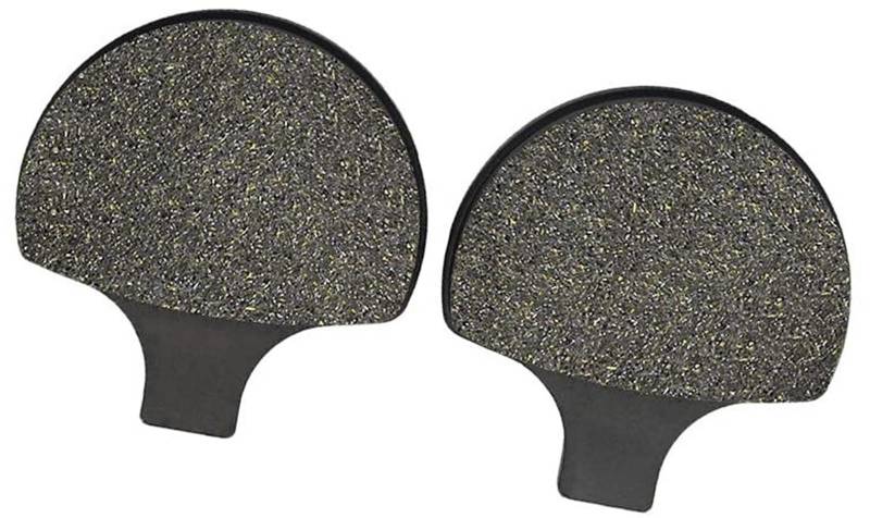 WUPEDI Motorrad-Bremsbeläge vorne hinten, for Harley, Touring FLT FLHT FLHTCI Road King FLHR FLHRCI 1986 1987 1988 1989 1990–1999 Motorrad-Scheibenbremsbeläge(Black 1 Pair Front) von WUPEDI