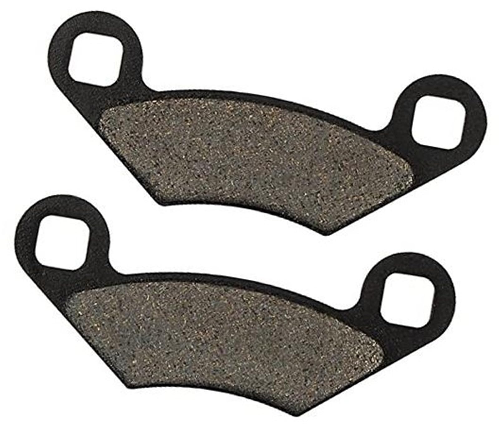 WUPEDI Motorrad Bremsbeläge vorne hinten, for Polaris, Sportsman 500 600 700 800, for Magnum, 330 325 250 Trail Blazer Scrambler Motorrad-Scheibenbremsbeläge(Black Front) von WUPEDI