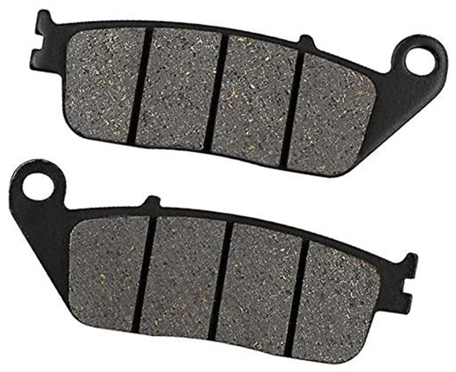 WUPEDI Motorrad-Bremsbeläge vorne und hinten, for AN650 AN 650 Burgman 2003–2017 Motorrad-Scheibenbremsbeläge(Black 1 Pair Front) von WUPEDI