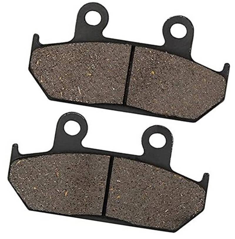 WUPEDI Motorrad-Bremsbeläge vorne und hinten, for AN650 AN 650 Burgman 2003–2017 Motorrad-Scheibenbremsbeläge(Black 1 Pair Rear) von WUPEDI