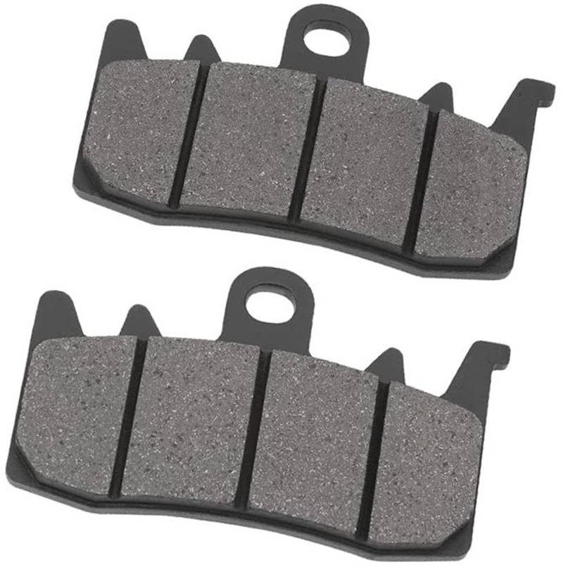 WUPEDI Motorrad-Bremsbeläge vorne und hinten, for CAN-AM, Spyder RS ​​RS-S RT LTD RT-S ST-S F3 F3-S F3-T, for Harley, FLHTCUTGSE CVO Tri Glide Motorrad-Scheibenbremsbeläge(Black Front Pads) von WUPEDI