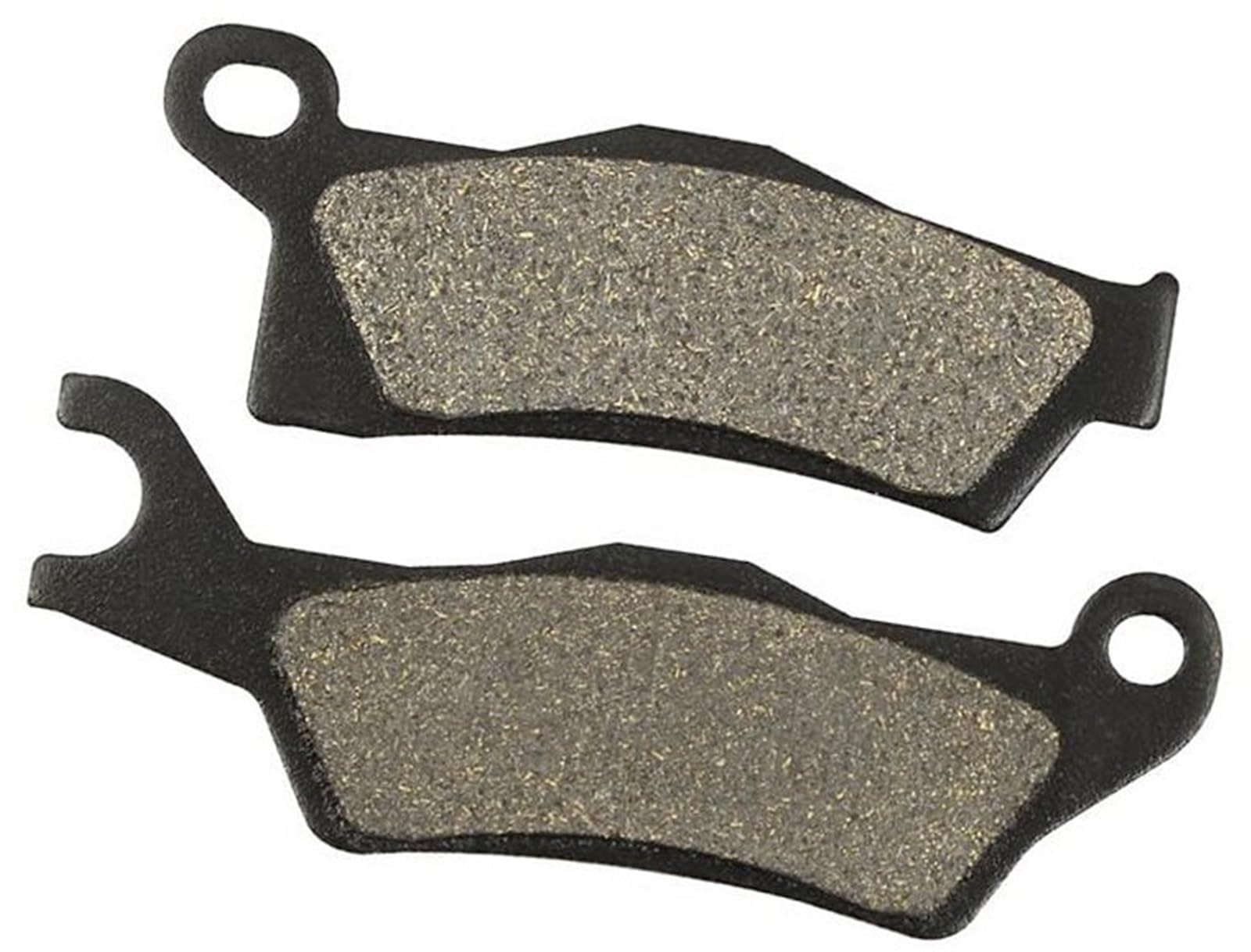 WUPEDI Motorrad-Bremsbeläge vorne und hinten, for CAN AM Outlander L450 Outlander 500 650 800 1000 Outlander 800 R STD Motorrad-Scheibenbremsbeläge(Black Front (Left)) von WUPEDI