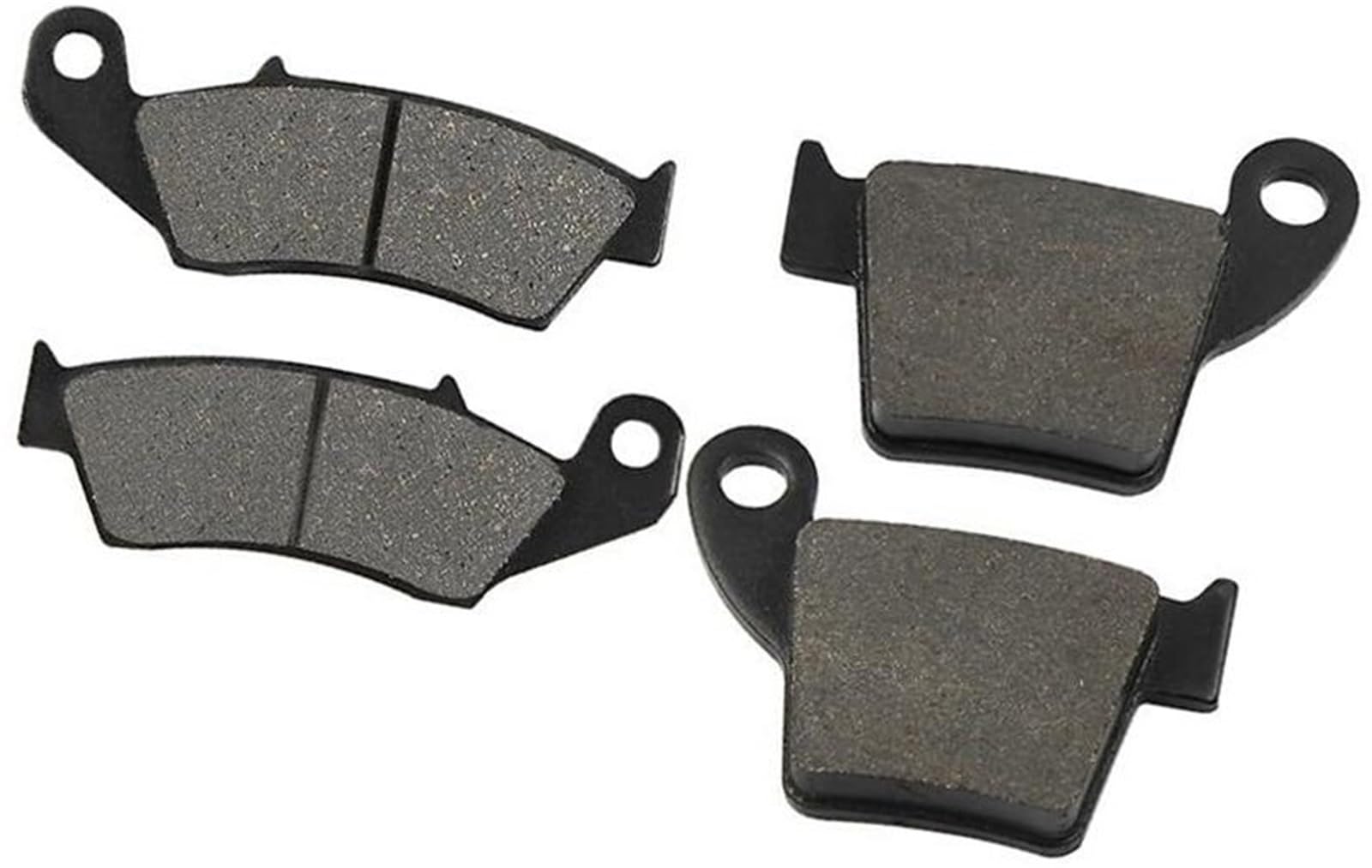 WUPEDI Motorrad-Bremsbeläge vorne und hinten, for CR125R CR250R CRF250R CRF250X CRF450R CRF450X CR CRF 125 250 450 RX Motorrad-Scheibenbremsbeläge(Black Front) von WUPEDI