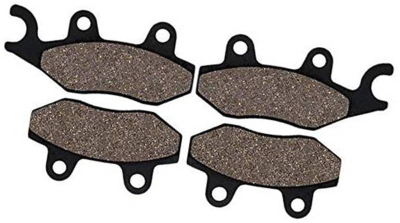 WUPEDI Motorrad-Bremsbeläge vorne und hinten, for Can Am Maverick 1000R 2013 2014 2015 2016 Motorrad-Scheibenbremsbeläge(Black Front Set) von WUPEDI