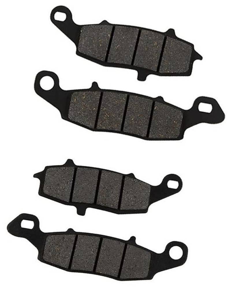 WUPEDI Motorrad-Bremsbeläge vorne und hinten, for GSF600 GSF 600 Bandit GSX600 GSX 600 SV650 SV 650 GSX750 GSX 750 Motorrad-Scheibenbremsbeläge(Black Front Set) von WUPEDI