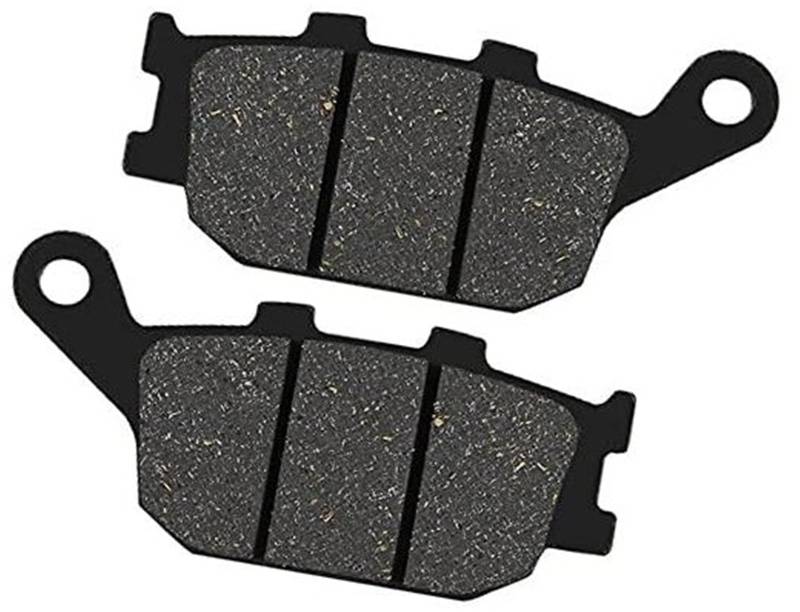 WUPEDI Motorrad-Bremsbeläge vorne und hinten, for GSF650 Bandit GSX650 F SV1000 GSF1200 GSF1250 GSX1250 Motorrad-Scheibenbremsbeläge(Black 1 Pair Rear) von WUPEDI