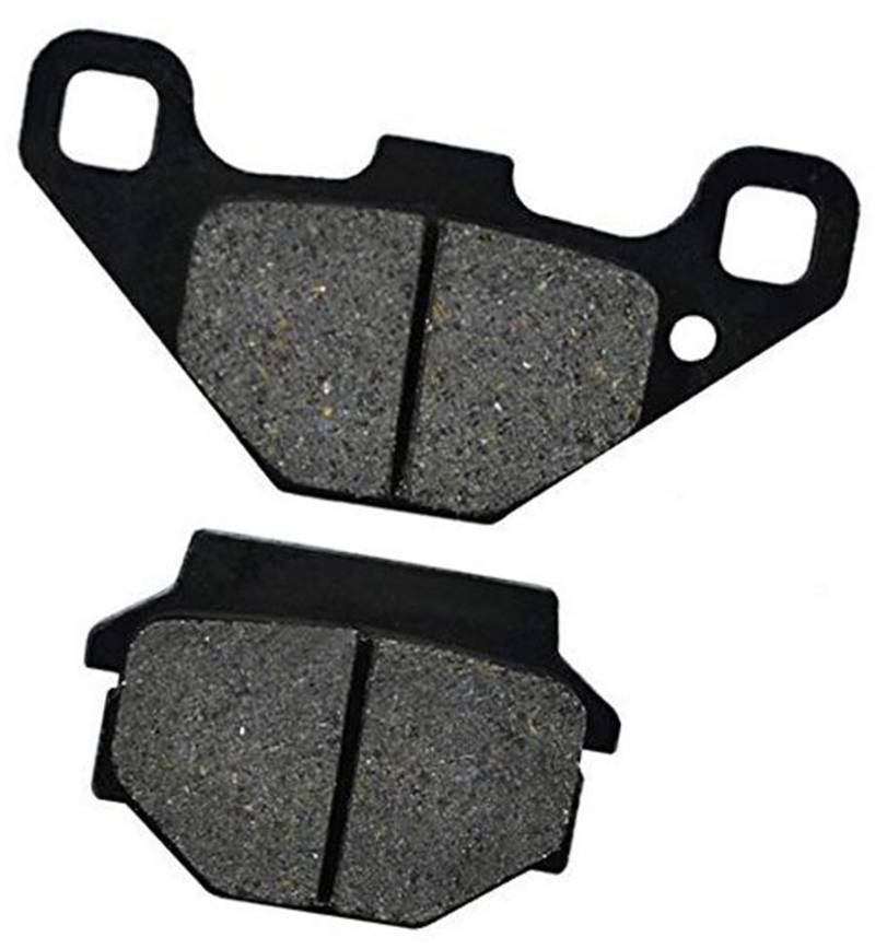 WUPEDI Motorrad-Bremsbeläge vorne und hinten, for GSX250 GSX 250 2002 2003 2004 2005 Motorrad-Scheibenbremsbeläge(Black Rear) von WUPEDI