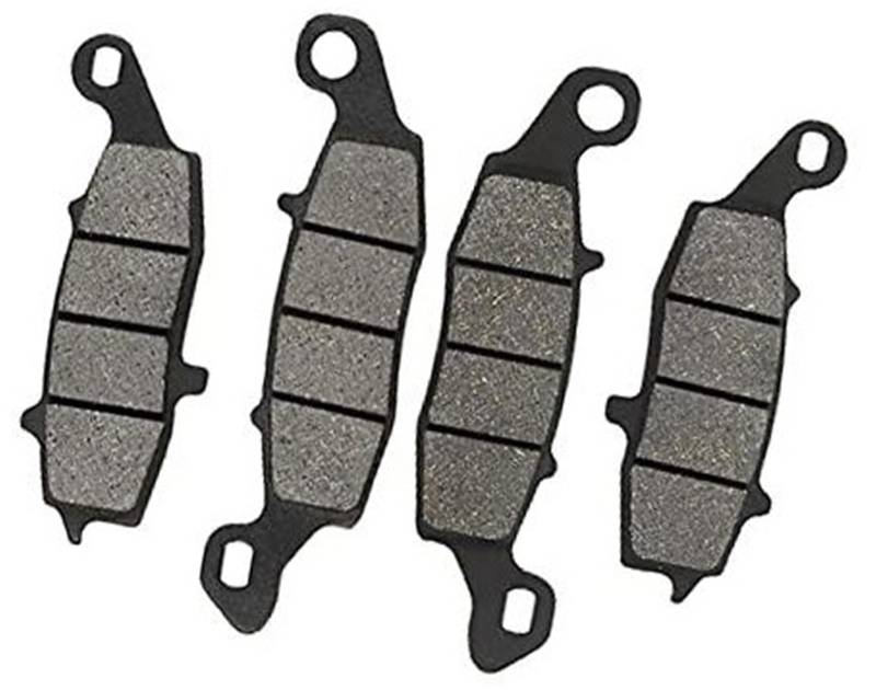 WUPEDI Motorrad-Bremsbeläge vorne und hinten, for GSX600F GSX 600 F Katana GSX750F GSX 750F GSF600 GSF600S Bandit SV650 Motorrad-Scheibenbremsbeläge(Black Front Set) von WUPEDI