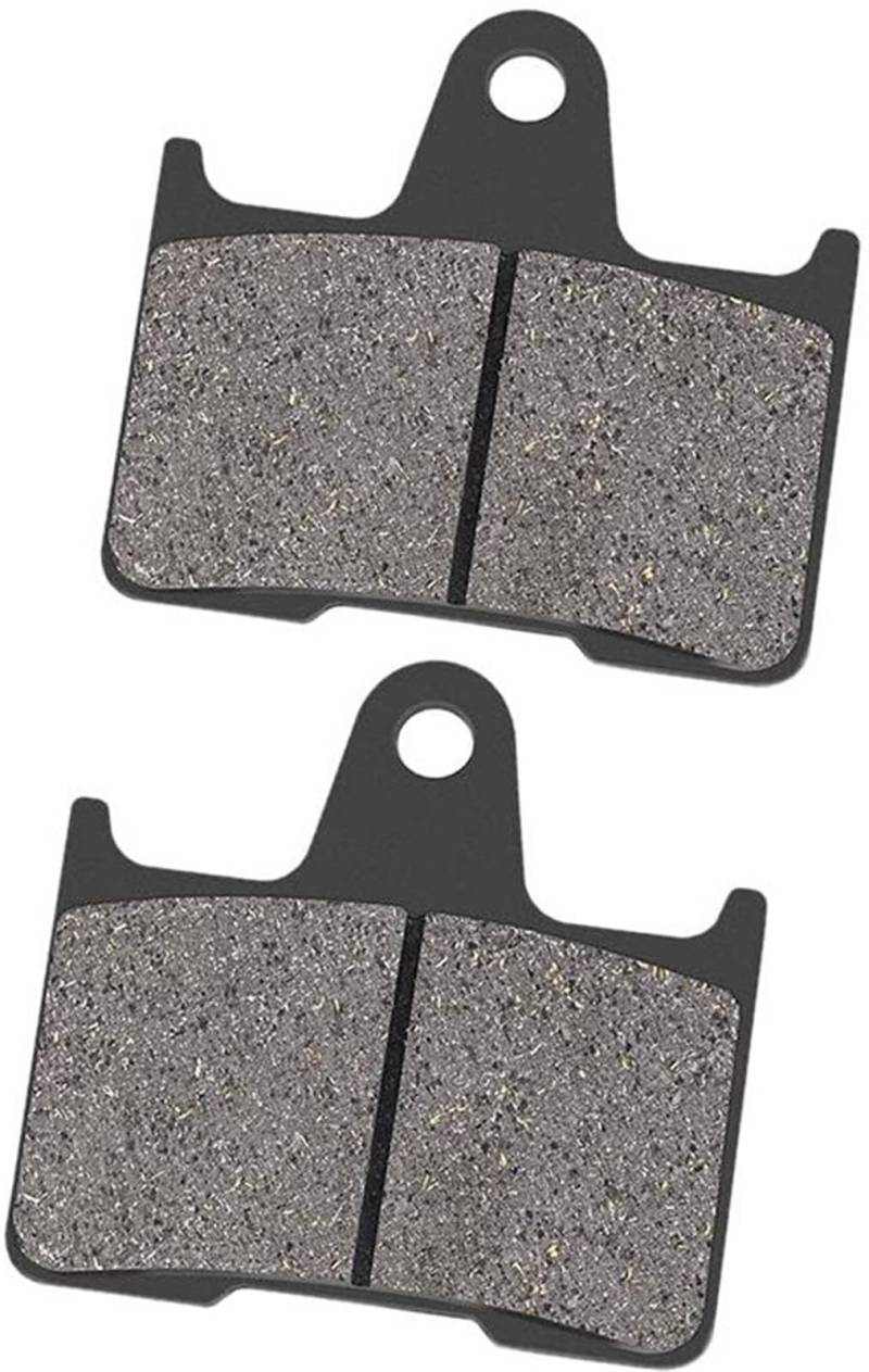 WUPEDI Motorrad-Bremsbeläge vorne und hinten, for HON-DA CB1300 SC40 1998–2000 CB 1300 SC 40 Motorrad-Scheibenbremsbeläge(Black 1 Pair Rear) von WUPEDI