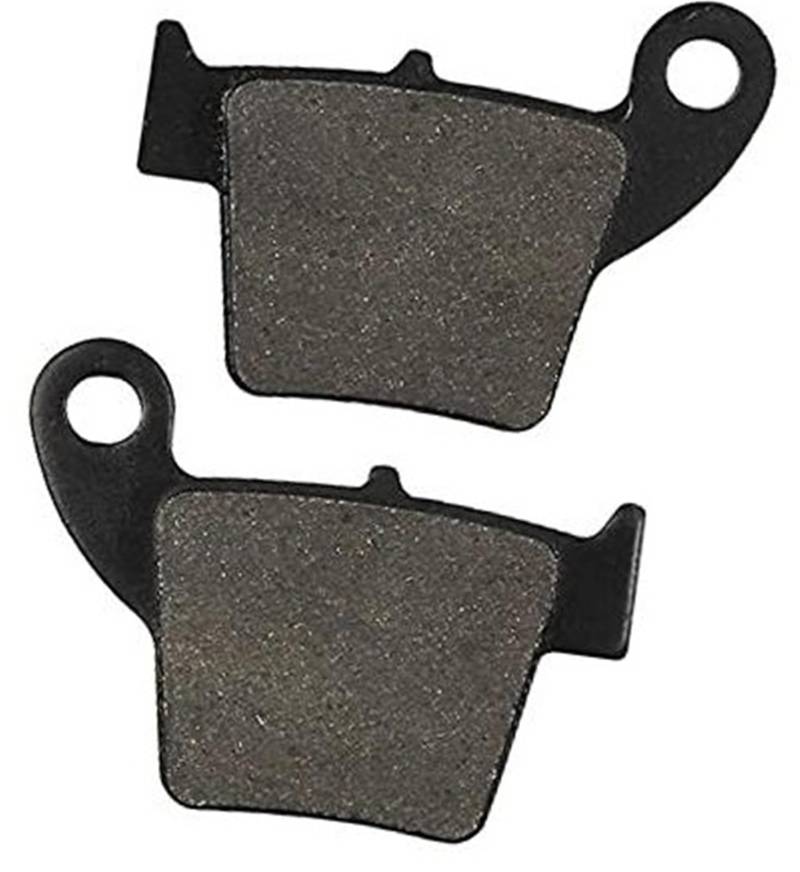 WUPEDI Motorrad-Bremsbeläge vorne und hinten, for HON-DA CRF150 CRF150R CRF150RB 2007–2014 FA84 FA346 Motorrad-Scheibenbremsbeläge(BLACK 1 Pair Rear) von WUPEDI