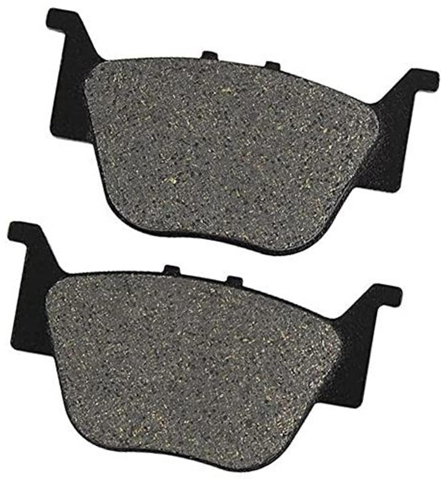 WUPEDI Motorrad-Bremsbeläge vorne und hinten, for HON-DA TRX450 TRX 450 R TRX 450 ER 2004–2014 FA185 FA373 Motorrad-Scheibenbremsbeläge(Black 1 Pair Rear) von WUPEDI