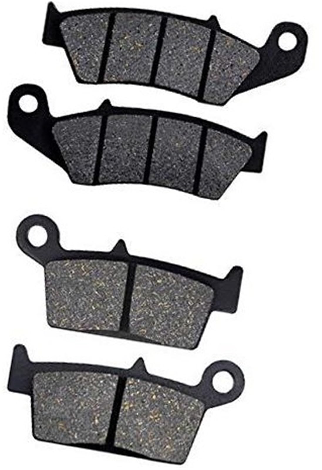 WUPEDI Motorrad-Bremsbeläge vorne und hinten, for KLX 300 400 KX 250 KLX250 KLX300 KLX400 KX250 FA125 FA131 Motorrad-Scheibenbremsbeläge(Black Front and Rear) von WUPEDI