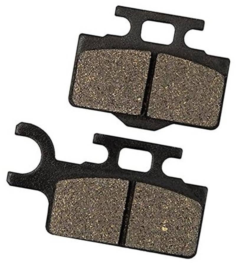 WUPEDI Motorrad-Bremsbeläge vorne und hinten, for KX 65 A 2000–2017 FA54 FA302 Motorrad-Scheibenbremsbeläge(Black 1 Pair Front) von WUPEDI