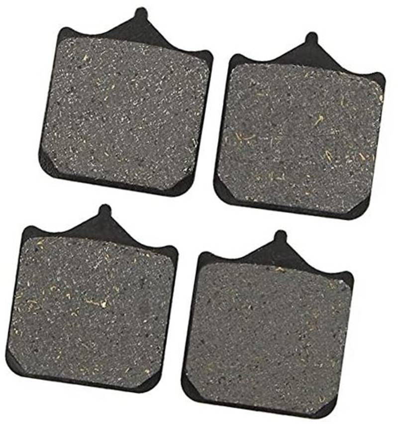 WUPEDI Motorrad-Bremsbeläge vorne und hinten, for TRK502 TRK502X BJ500 BJ500GS-A Eoncino 500 FA322 FA415 Motorrad-Scheibenbremsbeläge(Black 1 Pair Front) von WUPEDI