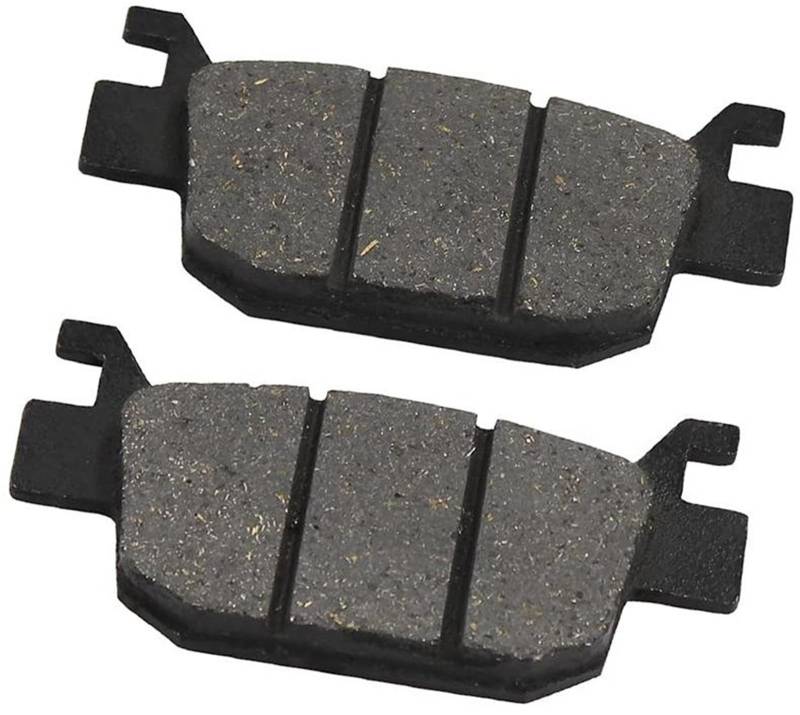 WUPEDI Motorrad-Bremsbeläge vorne und hinten, for TRK502 TRK502X BJ500 BJ500GS-A Eoncino 500 FA322 FA415 Motorrad-Scheibenbremsbeläge(Black 1 Pair Rear) von WUPEDI