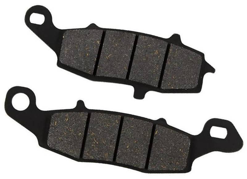 WUPEDI Motorrad-Bremsbeläge vorne und hinten, for VL1500 Intruder VL1500 C90 C90T Boulevard 2005–2010 FA229 FA231 Motorrad-Scheibenbremsbeläge(Black 1 Pair Front Left) von WUPEDI