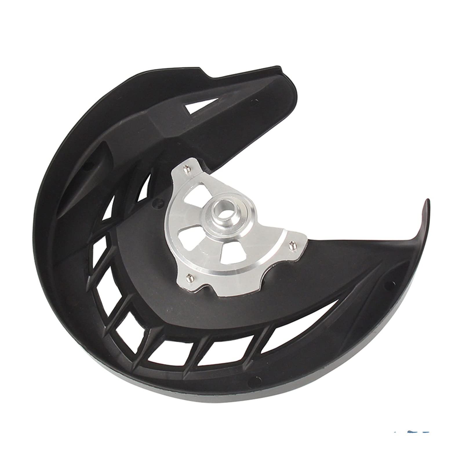 WUPEDI Motorrad Vorne Bremsscheibe Rotor Schutz Abdeckung Schutz Dirt Bike Motocross Dual-Sport Off Road for KLX250 KLX 250 2008-2020 Rotor Guard Cover Protector(Black) von WUPEDI