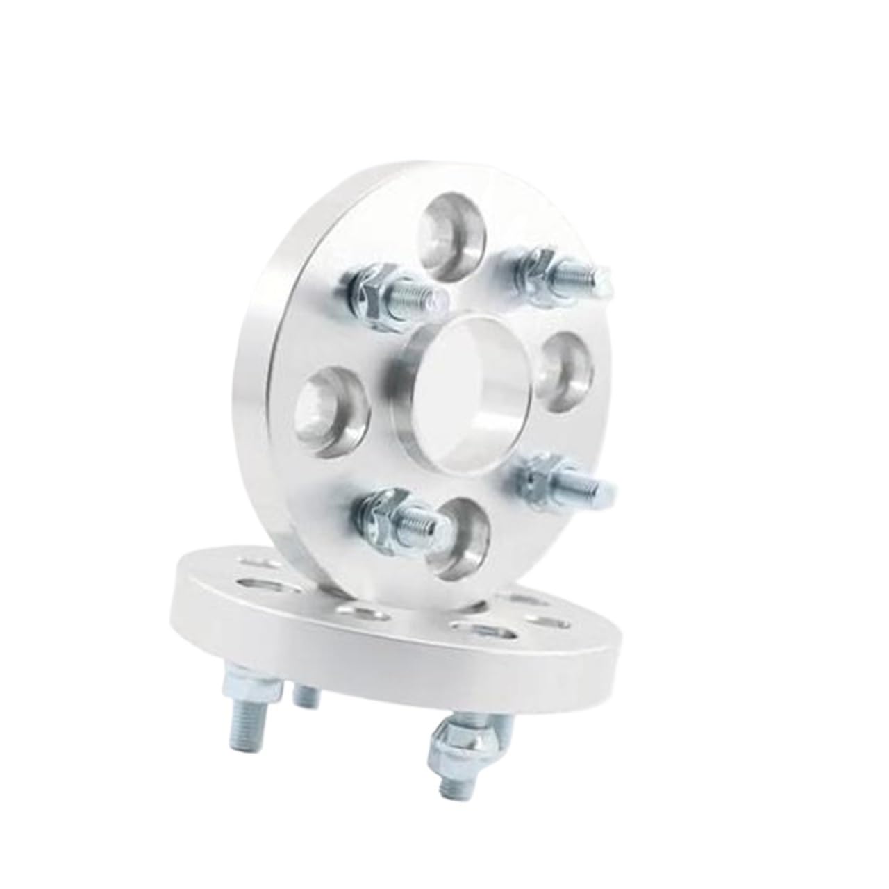 WUPEDI Naben-Spurverbreiterungen, 2 Stück, Distanzscheiben-Adapter, Aluminium, PCD, 4 x 100, CB 56,1, Dicke 15 mm/20 mm, Bolzen 12 x 1,5 Adapter für nabenzentrische Spurverbreiterungen(Black 15mm) von WUPEDI