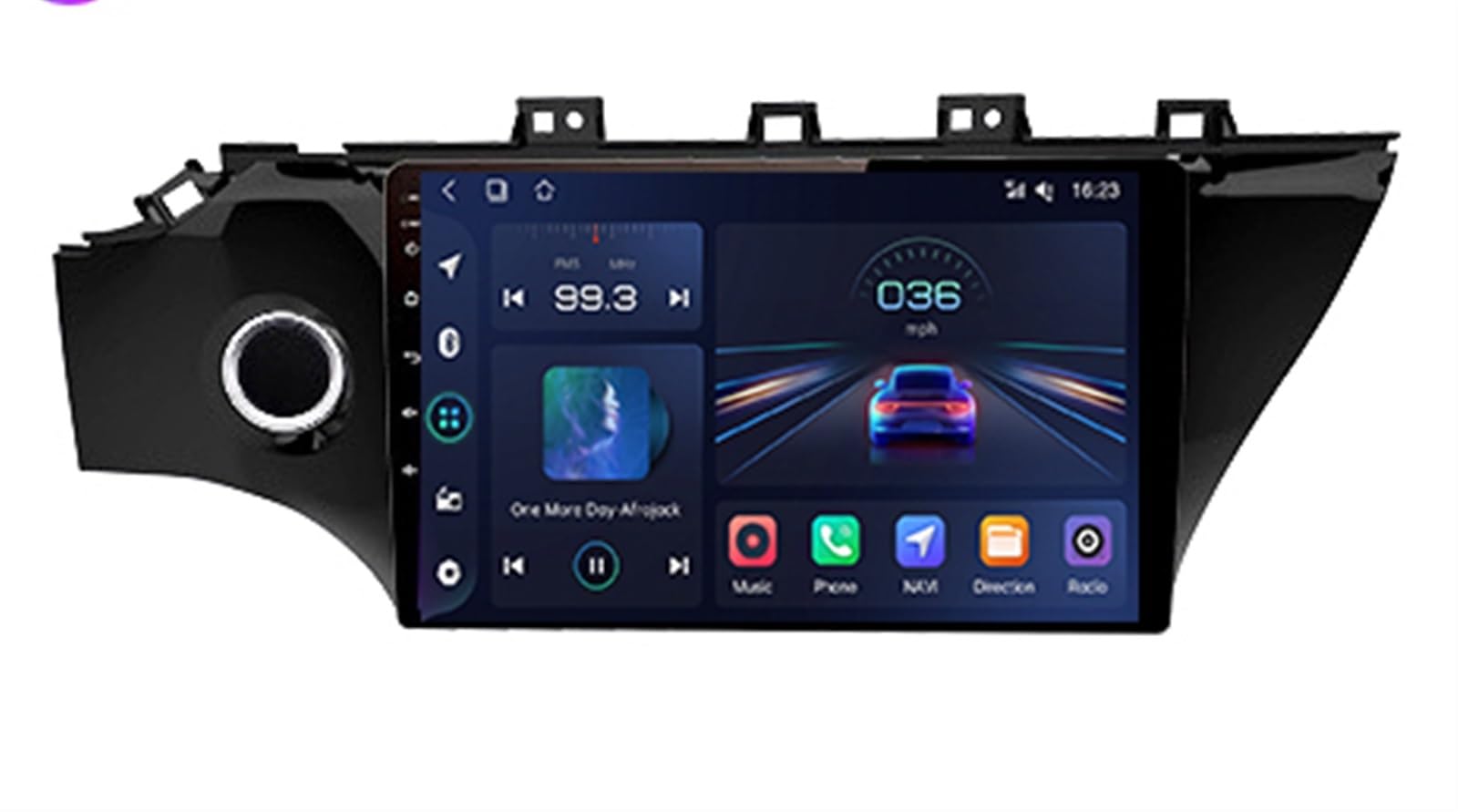 WUPEDI V1pro AI Voice 2 Din Android Autoradio, for Kia, RIO 4 X-Line 2016-2019 2020 2021 Autoradio Multimedia Carplay Bluetooth Radio-Mediaplayer-Rahmen(4G (4GB 64GB) A) von WUPEDI