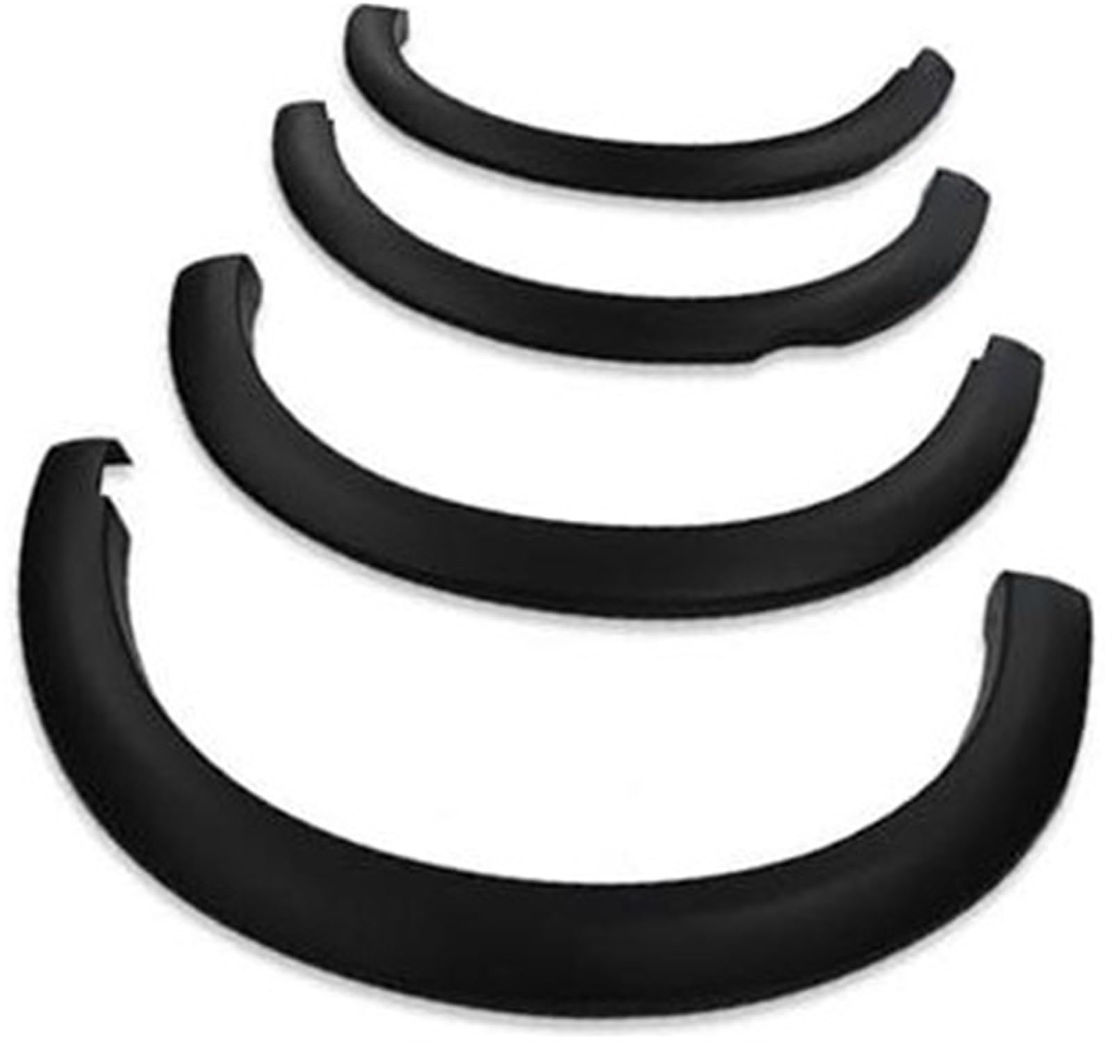 WUPEDI for Nissan, Frontier Navara D40 2006 2007 2008 2009 2010 2011 2012 2013 Auto Kotflügel Flare Arch Räder Zubehör Rad-Augenbrauenschutz(Matte Black) von WUPEDI