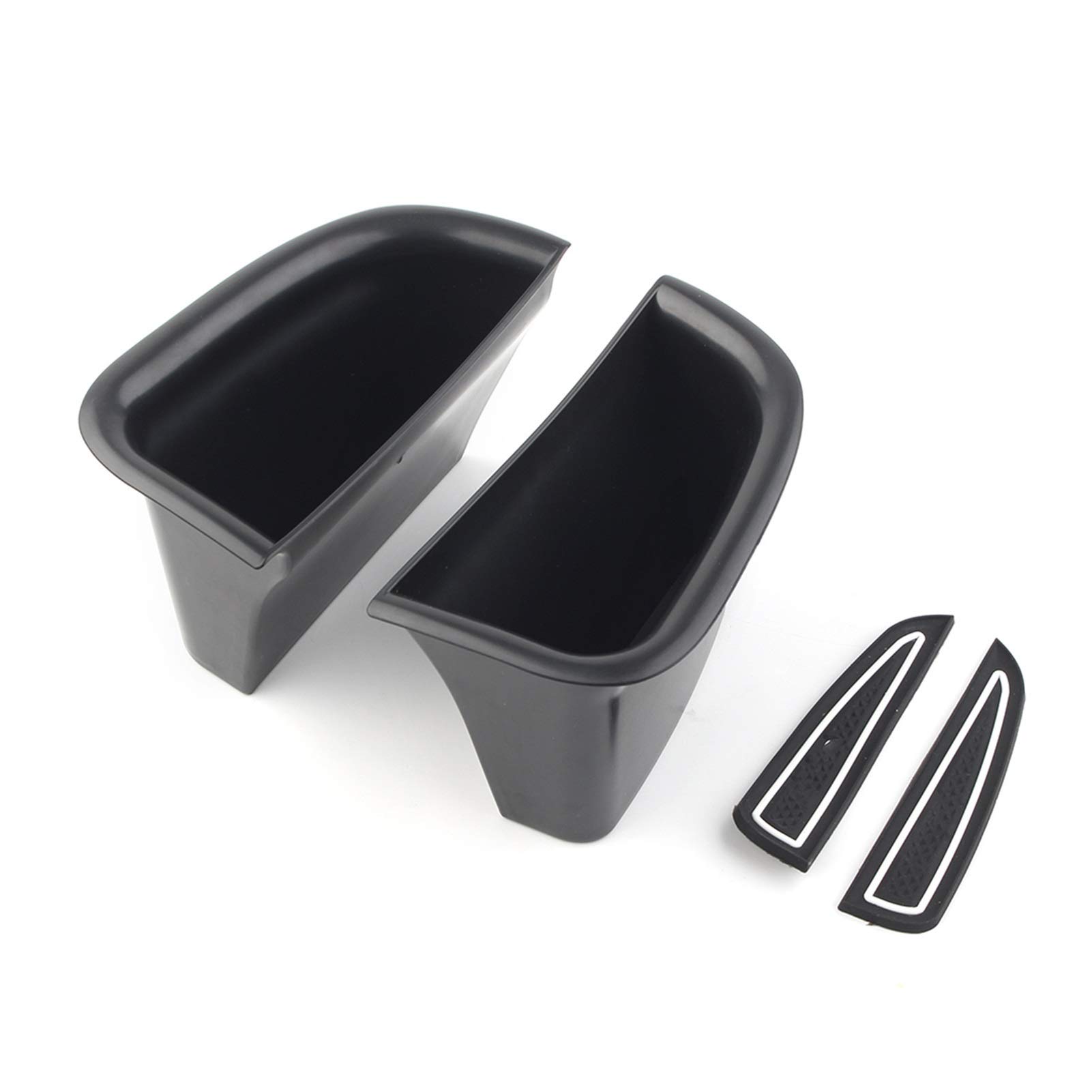 WUPEDI for Volvo, S90 2017-2020 2PCS Auto Vordertür Aufbewahrungsbox Organizer Container Halter ABS ABS Links Fahrer Seitliche Aufbewahrungsbox für die Autotür von WUPEDI