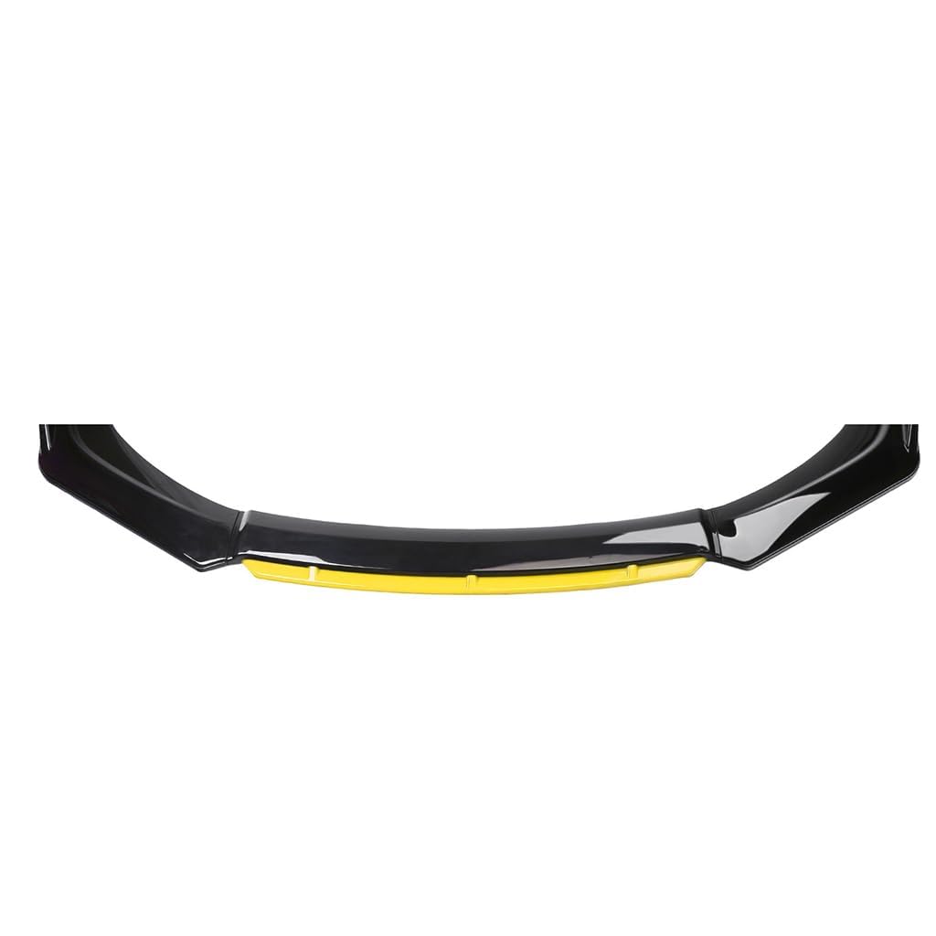 Auto Frontspoiler für Alfa Romeo GT (937) / Alfa GTV (Typ 916) 1994-2011 Frontlippe Stoßfängerschutz Car Styling Tuning Zubehör,Bodykit-SchutzzubehöR,Black+Yellow von WUPINGQFA