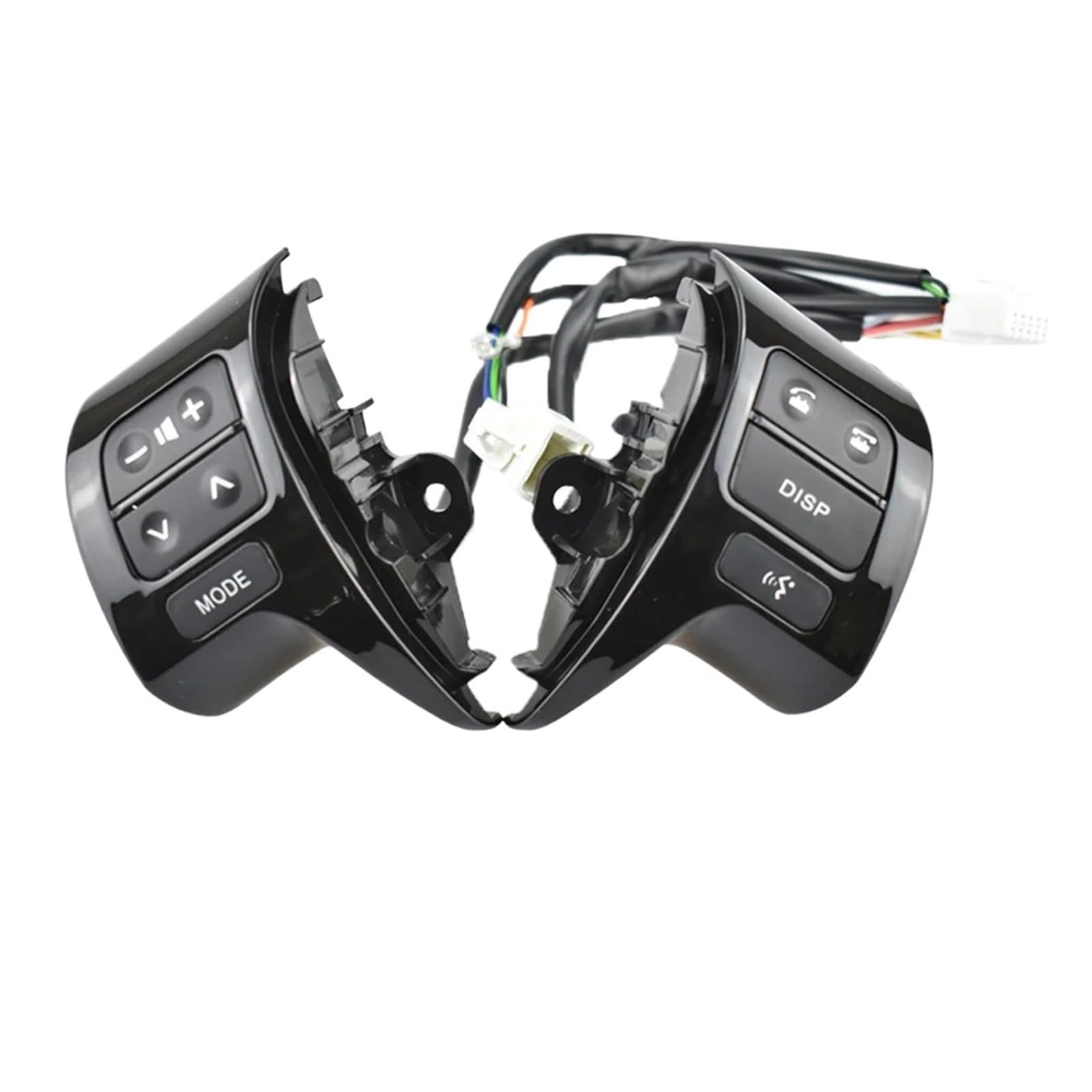 WUWMTUTCK Bluetooth-Lenkrad-Audio-Steuerschalter 84250-02200 8425002200 Passend for Toyota Corolla ZRE15 2007 2008 2009 2010(Piano black) von WUWMTUTCK