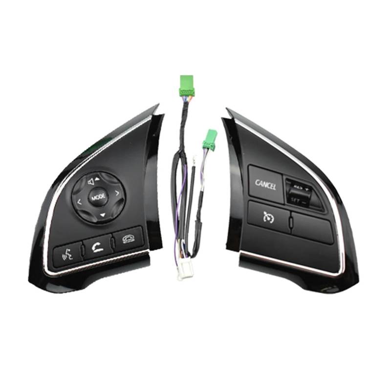 WUWMTUTCK Lenkrad Audio Lautstärke Bluetooth Tempomat Schalter Taste Fit for Mitsubishi Outlander 2013-2019 Xpander 2016-2019(1 Set) von WUWMTUTCK