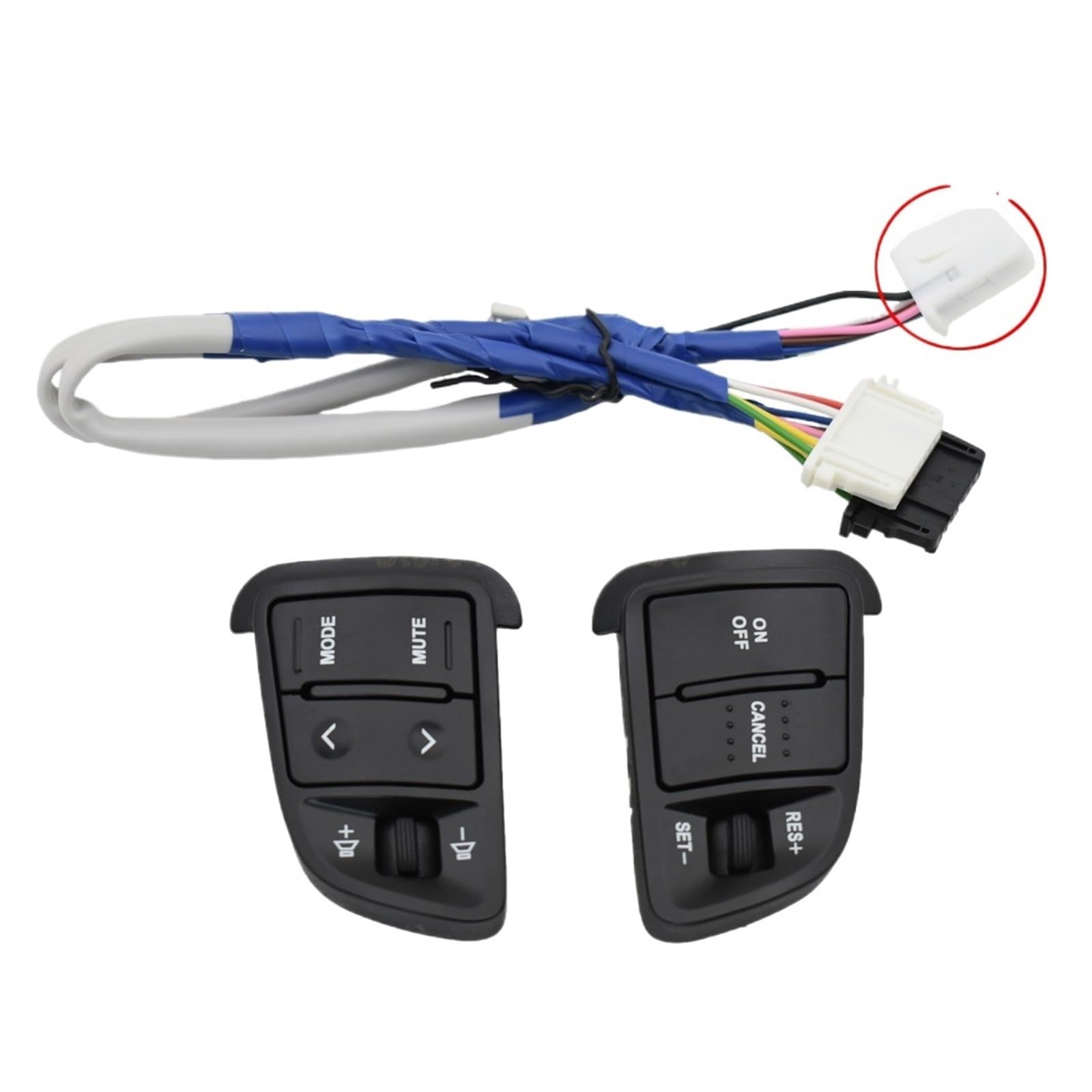 WUWMTUTCK Multifunktions-Lenkrad, Audio-Tempomat-Tasten passend for Kia Sportage SL mit Hintergrundbeleuchtungs-Tastenschalter und Bluetooth-Panel(Switch-12pins) von WUWMTUTCK