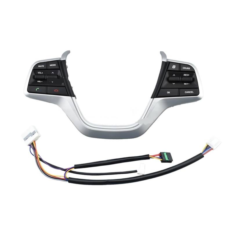 WUWMTUTCK Passend for Hyundai 1.6 2016-2018 Solaris 2017-2022 Auto Bluetooth-Steuerung Lautstärke Telefon Cruise Lenkradtasten Schalter(For Solaris 1.6-Set) von WUWMTUTCK