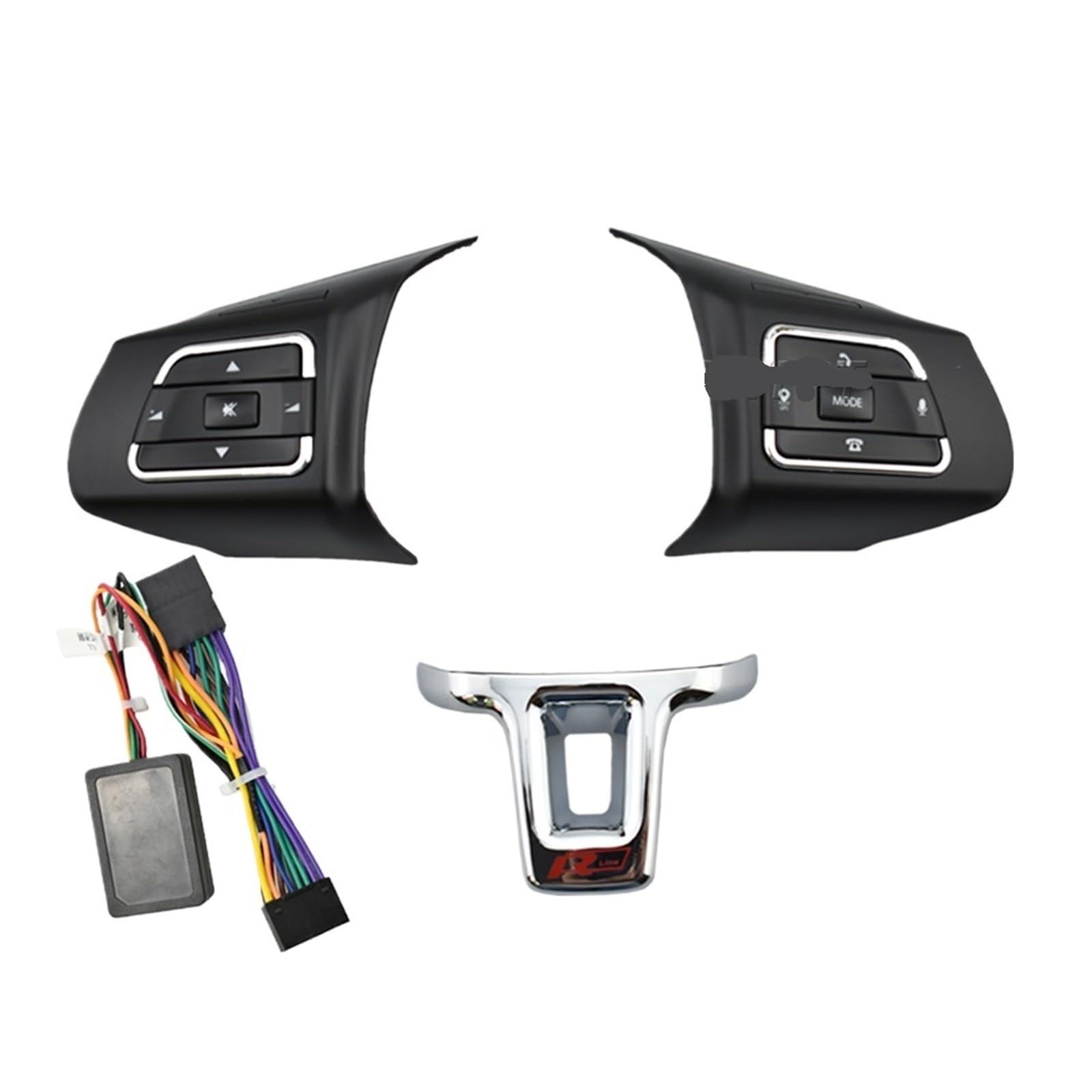 WUWMTUTCK Passend for VW MK6 Jetta Polo Passat Bora Sagitar Golf 2010-2012 Lenkradknopf Schalter Naben Lautstärkeknopf Audioschalter Telefon GPS(Style A Upgrade) von WUWMTUTCK