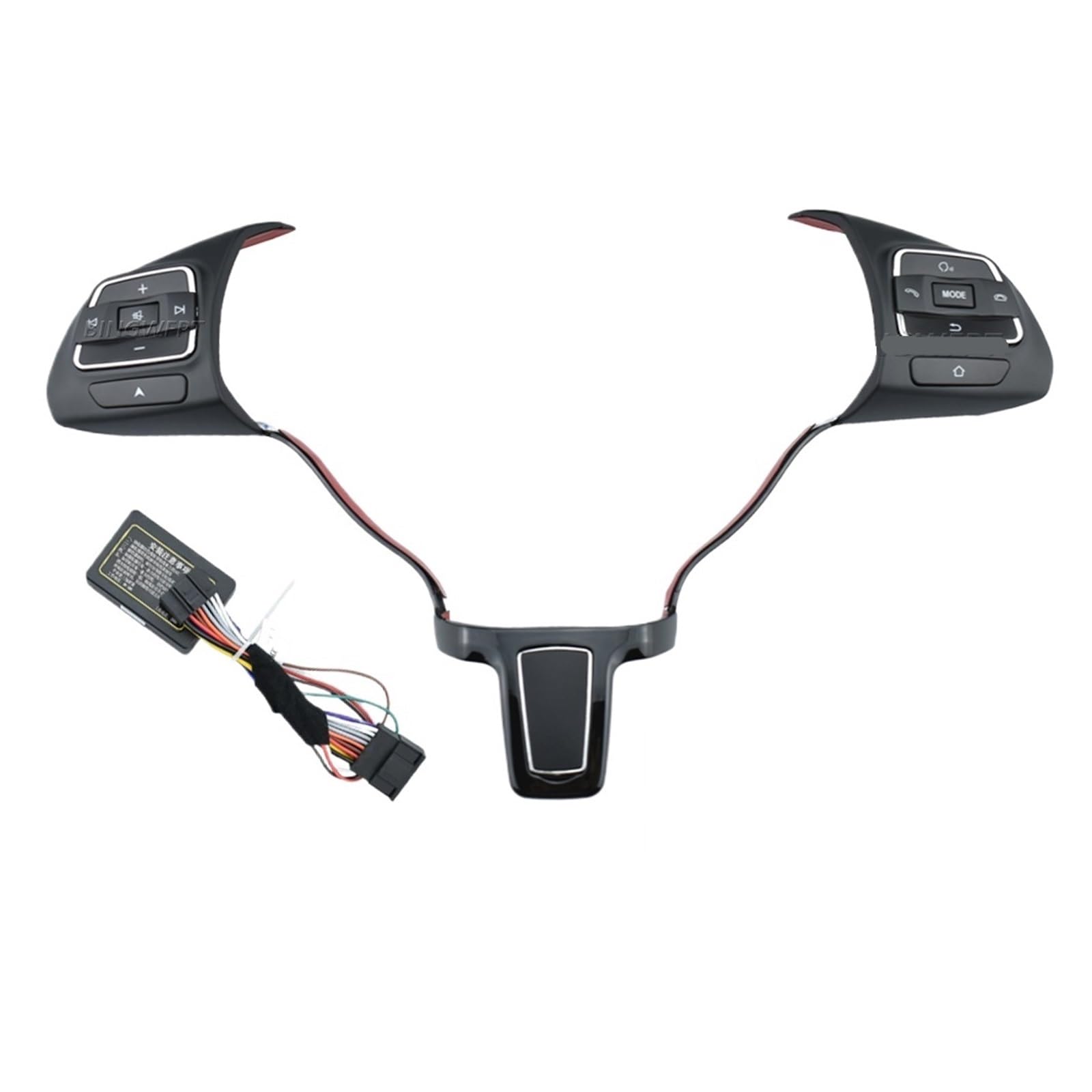 WUWMTUTCK Passend for VW MK6 Jetta Polo Passat Bora Sagitar Golf 2010-2012 Lenkradknopf Schalter Naben Lautstärkeknopf Audioschalter Telefon GPS(Upgrade 12 key) von WUWMTUTCK