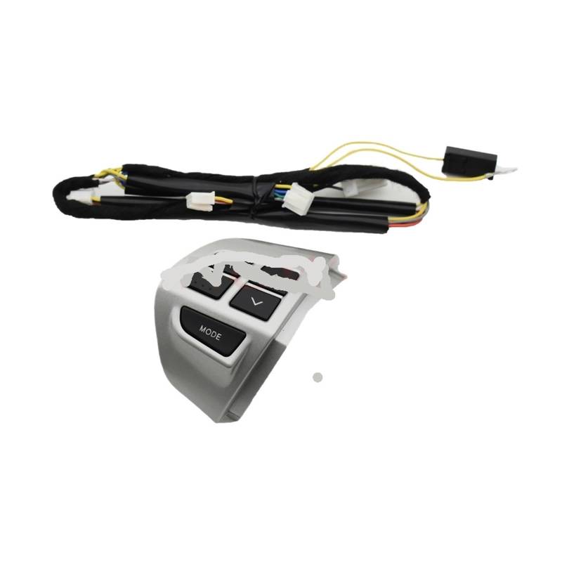 WUWMTUTCK Tempomatschalter Lenkradtasten Passend for Mitsubishi ASX Outlander XL 2007-2012 Audiolautstärke Telefon Cruise Autozubehör(Left-wire) von WUWMTUTCK