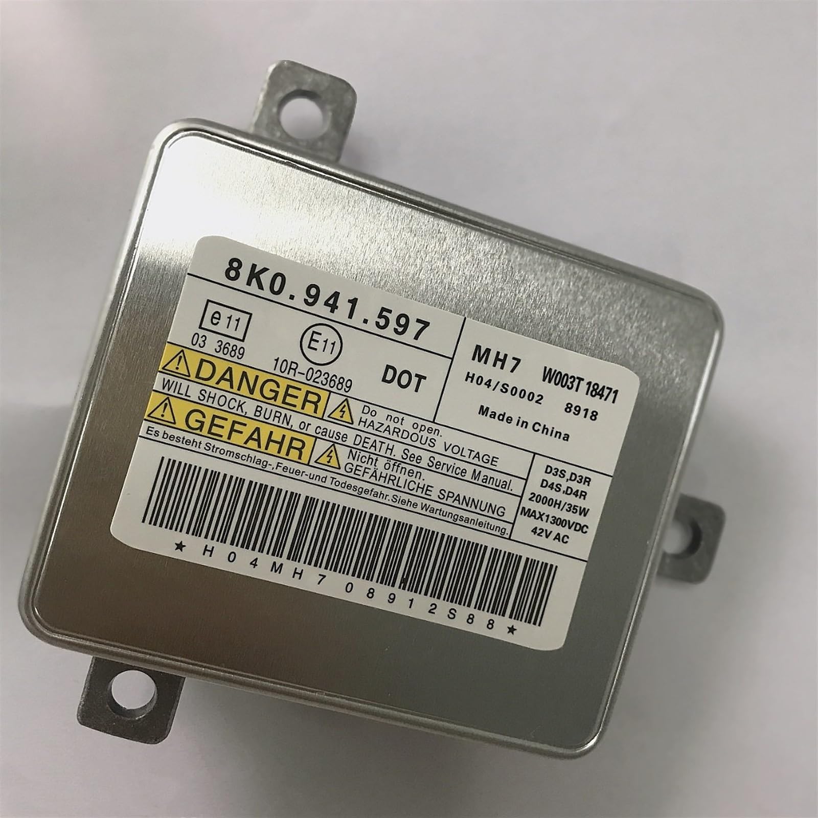 Kompatibel mit Chrysler für 300C H-ID D3S D3R D4S D4R Vorschaltgerät OEM W003T18471 8K0 941 597C BAM92-143700 Xenon-Modul Steuergerät von WUYDKEL